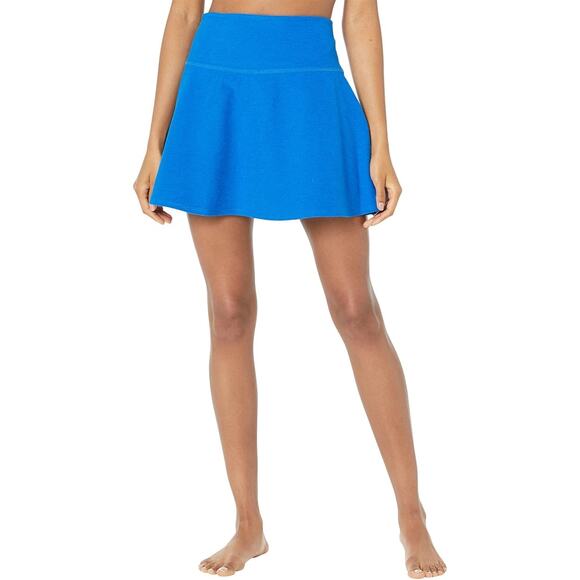 BEYOND YOGA Tie Breaker Circle Skirt Tennis Running in Wayfinder Blue Women's XL - Picture 1 of 13